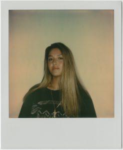 polaroid of the artist chelsea cutler