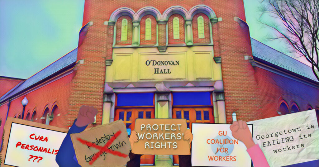 Judge dismisses Georgetown from former Aramark employee’s discrimination lawsuit
