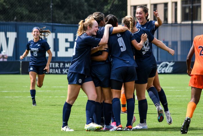 Four Peat But Still So Sweet Womens Soccer Wins Another Big East Championship The Georgetown 0986