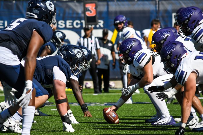 Hoya Football still undefeated in Patriot League after victory at ...