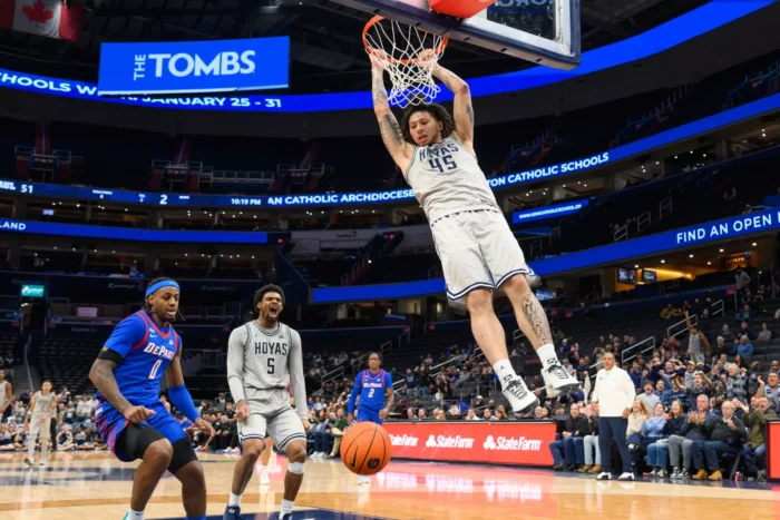 Georgetown exorcises losing record in statement win against DePaul Blue Demons